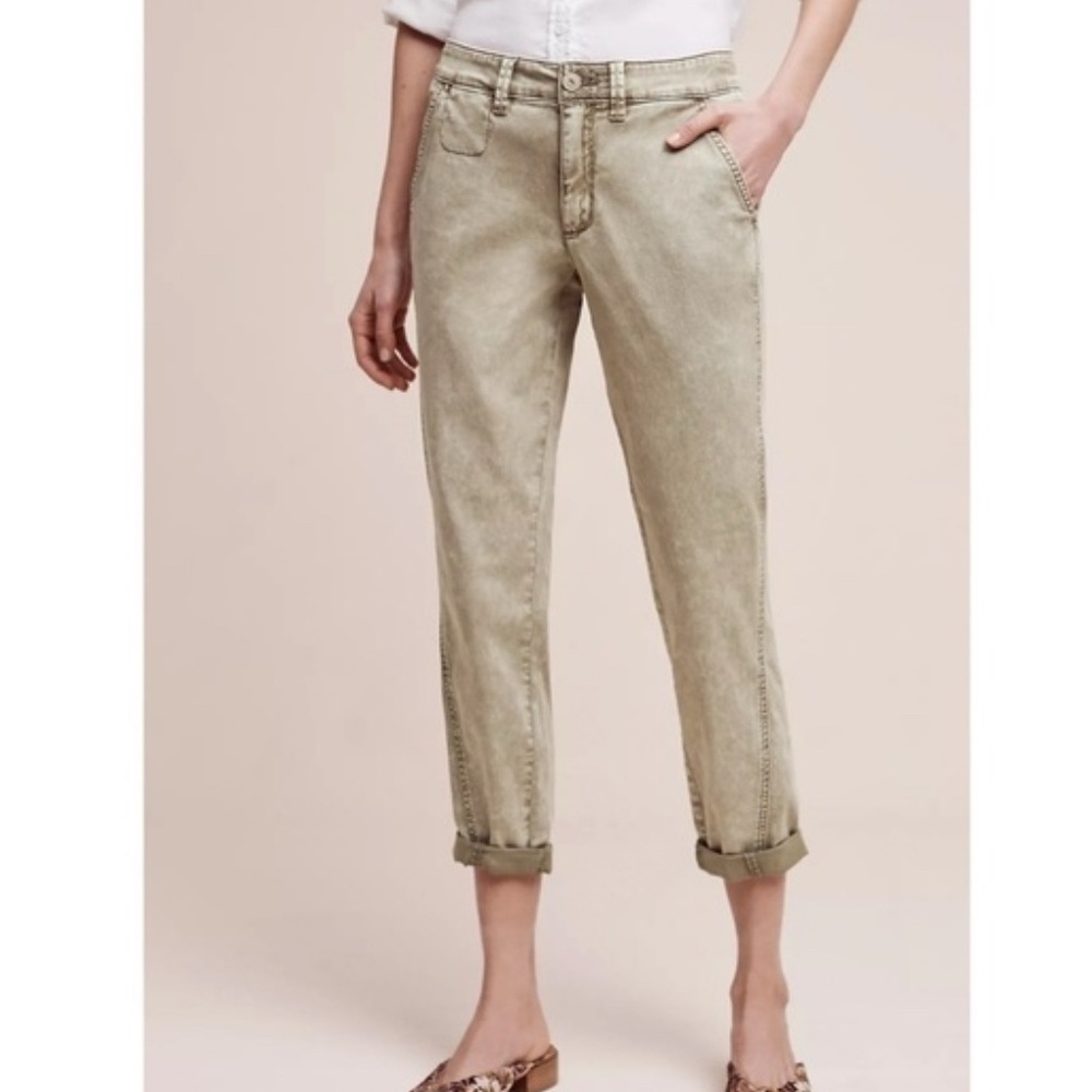 Anthropologie Tan chino Jeans